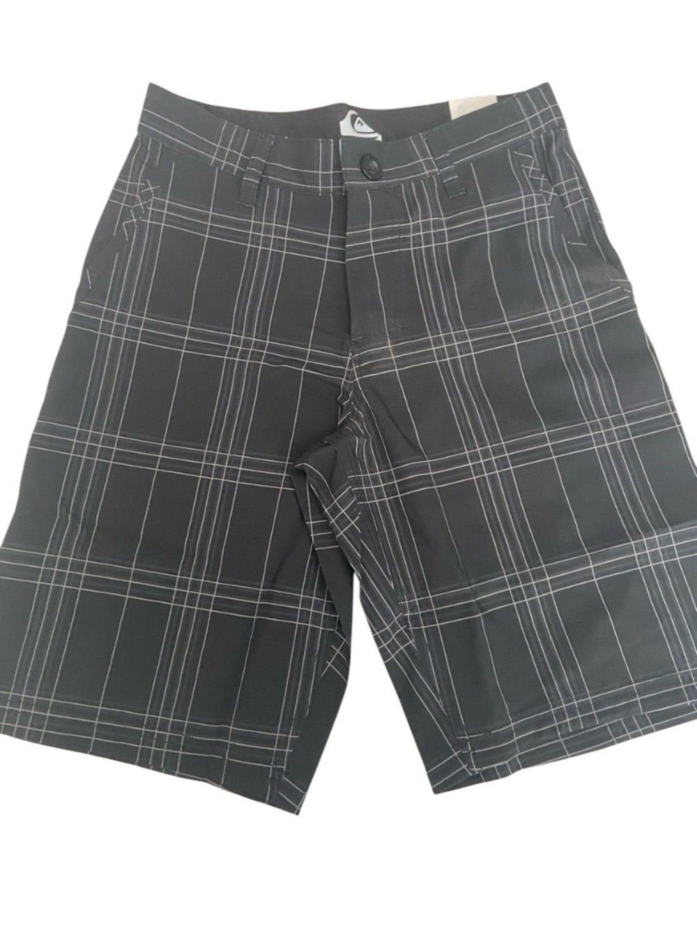NWT QUICKSILVER BOYS PLAID BOARD SHORTS SIZE 12